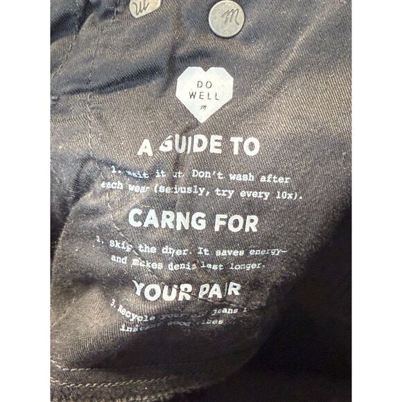 Madewell Cali Demi Boot Jeans Berkeley Black Women’s Size 26 NWT - Picture 10 of 12